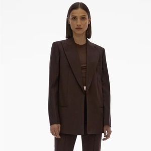 Helmut Lang Brown Blazer Brand New With Tags, Size 4